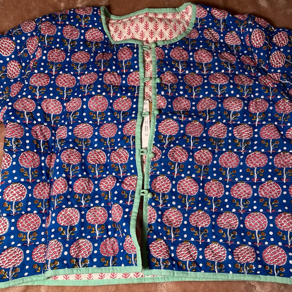 J. Crew Quilted statement jacket